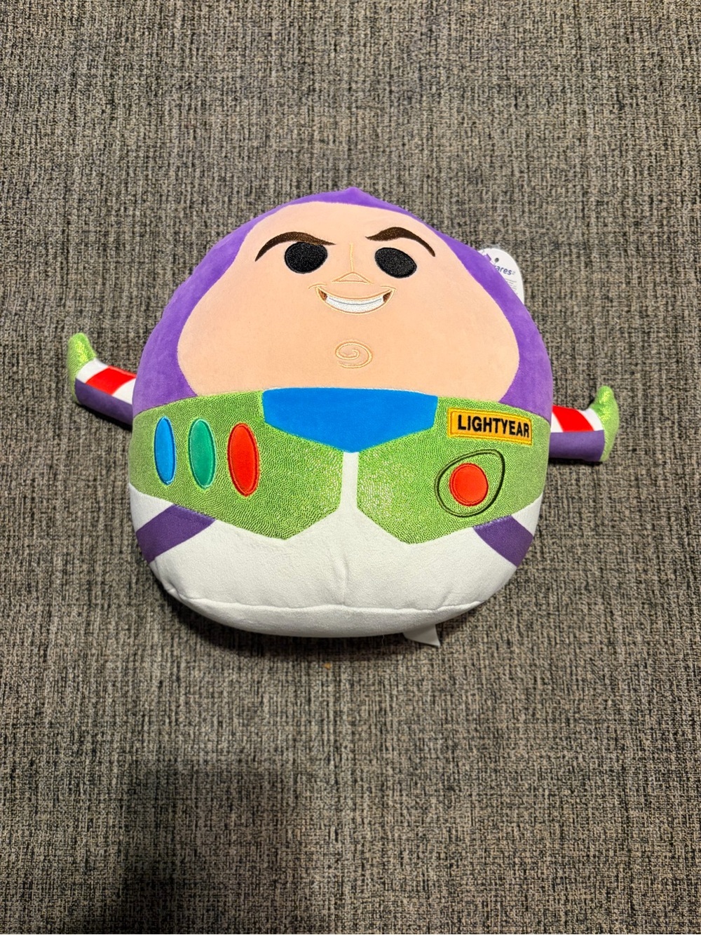 NWT Buzz Lightyear Plush Pillow - Purple & Green